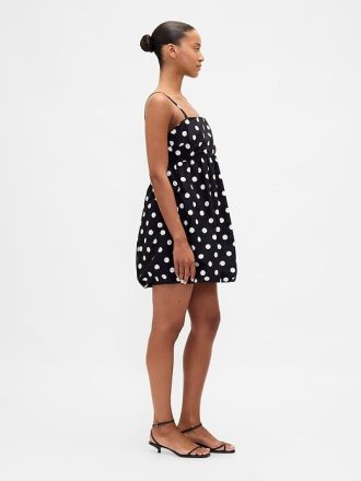 Rochie mini Bubble din poplin