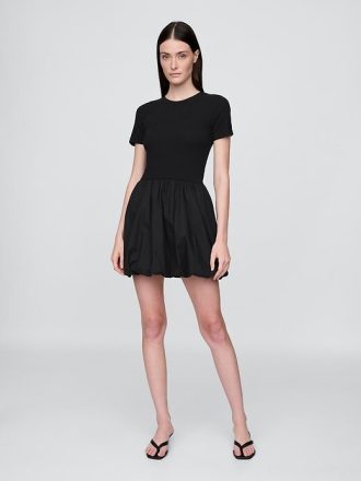 Rochie mini Bubble modernă mixtă
