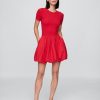 Rochie mini Bubble modernă mixtă Rochie mini Bubble modernă mixtă