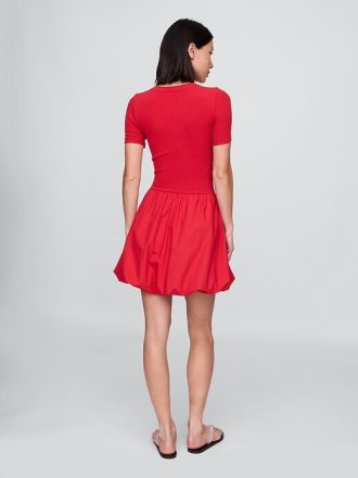 Rochie mini Bubble modernă mixtă