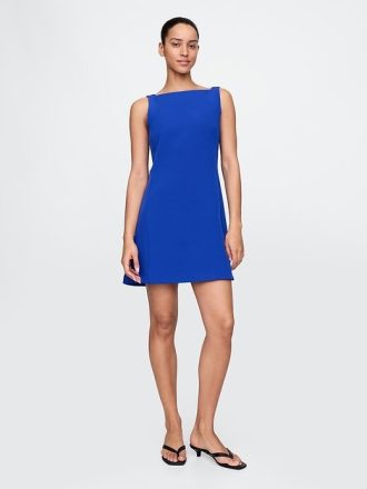 Rochie mini cu decolteu pătrat BiStretch