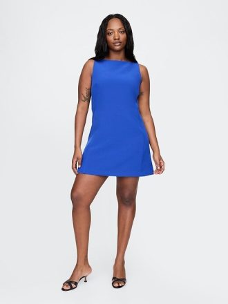 Rochie mini cu decolteu pătrat BiStretch