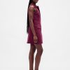 Rochie mini cu guler din denim Rochie mini cu guler din denim
