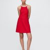 Rochie mini cu Halter din amestec de in Rochie mini cu Halter din amestec de in