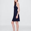 Rochie mini cu Halter din amestec de in Rochie mini cu Halter din amestec de in