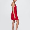 Rochie mini cu Halter din amestec de in Rochie mini cu Halter din amestec de in