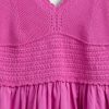 Rochie mini cu materiale mixte croșetate Rochie mini cu materiale mixte croșetate