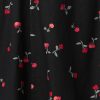 Rochie mini cu mâneci șapcă din amestec de in Rochie mini cu mâneci șapcă din amestec de in