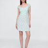 Rochie mini cu mâneci bufante Rochie mini cu mâneci bufante