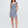 Rochie mini cu mâneci bufante Rochie mini cu mâneci bufante