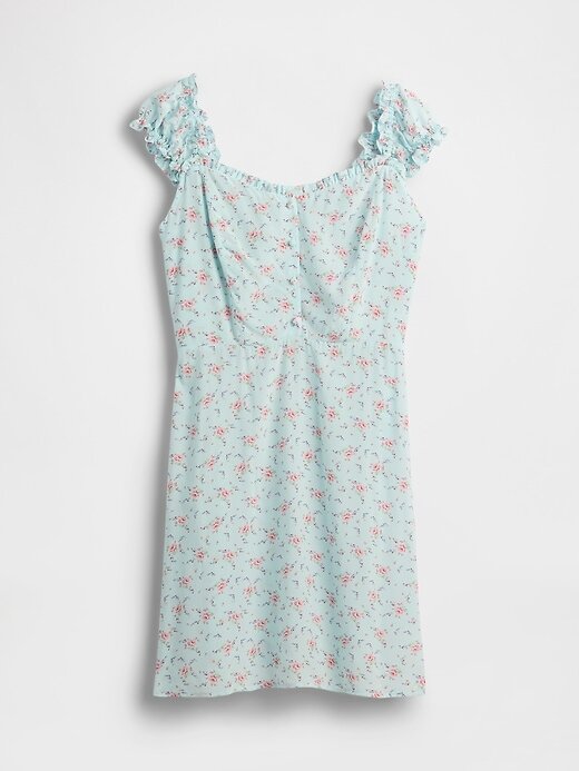 Rochie mini cu mâneci bufante Rochie mini cu mâneci bufante