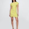 Rochie mini cu volană modernă Rochie mini cu volană modernă