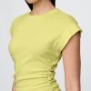 Rochie mini cu volană modernă Rochie mini cu volană modernă