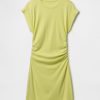 Rochie mini cu volană modernă Rochie mini cu volană modernă