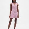 Rochie mini denim cu decolteu în V Rochie mini denim cu decolteu în V