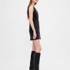 Rochie mini denim cu decolteu în V