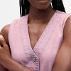 Rochie mini denim cu decolteu în V Rochie mini denim cu decolteu în V