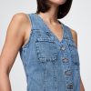 Rochie mini denim cu decolteu în V Rochie mini denim cu decolteu în V