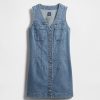 Rochie mini denim cu decolteu în V Rochie mini denim cu decolteu în V