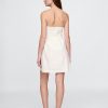 Rochie mini din amestec de in