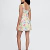 Rochie mini din amestec de in