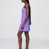Rochie mini din amestec de in Rochie mini din amestec de in