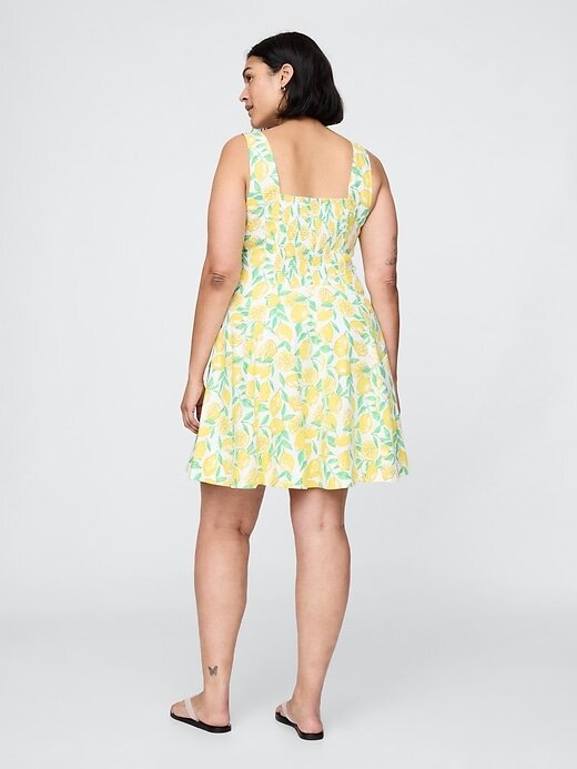 Rochie mini din amestec de in Rochie mini din amestec de in