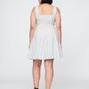 Rochie mini din amestec de in Rochie mini din amestec de in