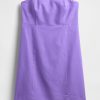 Rochie mini din amestec de in Rochie mini din amestec de in