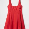Rochie mini din amestec de in Rochie mini din amestec de in