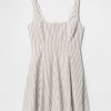 Rochie mini din amestec de in Rochie mini din amestec de in