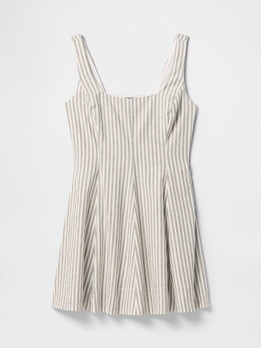 Rochie mini din amestec de in Rochie mini din amestec de in