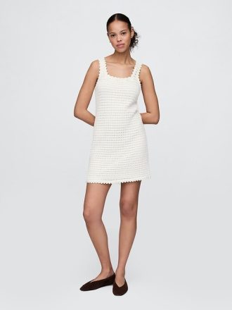 Rochie mini din croșetat
