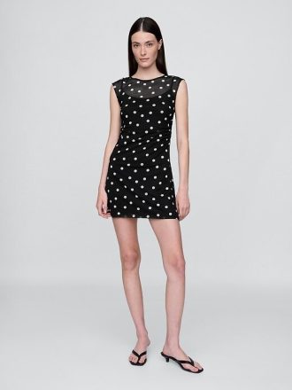Rochie mini din plasă