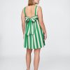 Rochie mini din popelin cu cravată la spate Rochie mini din popelin cu cravată la spate