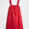 Rochie mini Gap × DÔEN Eyelet Shift Rochie mini Gap × DÔEN Eyelet Shift