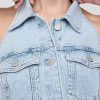 Rochie Mini Icon Denim Halter