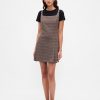 Rochie mini plisată cu decolteu pătrat