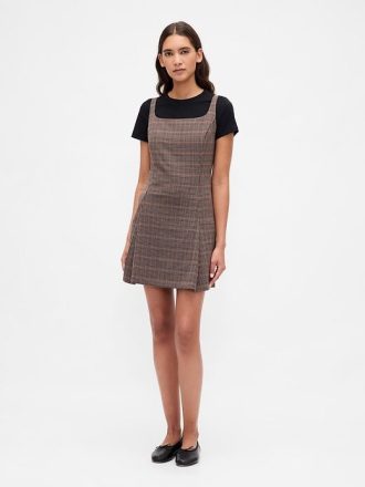 Rochie mini plisată cu decolteu pătrat Rochie mini plisată cu decolteu pătrat