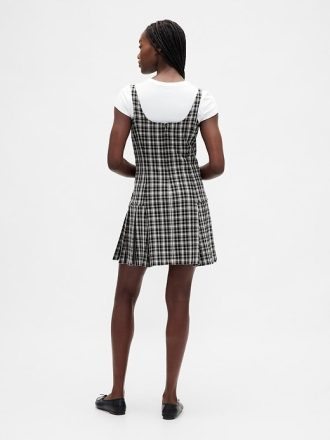 Rochie mini plisată cu decolteu pătrat Rochie mini plisată cu decolteu pătrat