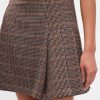 Rochie mini plisată cu decolteu pătrat