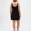 Rochie mini plisată cu decolteu pătrat