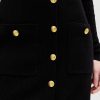 Rochie mini pulover CashSoft cu buzunar cu coaste Rochie mini pulover CashSoft cu buzunar cu coaste