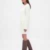 Rochie mini pulover CashSoft din tricot cu cablu Rochie mini pulover CashSoft din tricot cu cablu