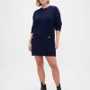 Rochie mini pulover CashSoft din tricot cu cablu Rochie mini pulover CashSoft din tricot cu cablu