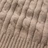 Rochie mini pulover CashSoft din tricot cu cablu Rochie mini pulover CashSoft din tricot cu cablu