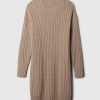 Rochie mini pulover CashSoft din tricot cu cablu Rochie mini pulover CashSoft din tricot cu cablu