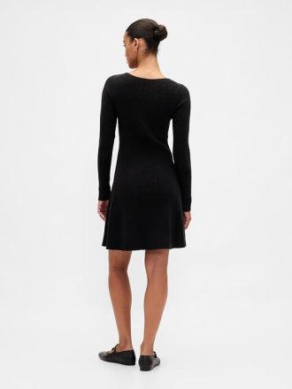 Rochie mini pulover CashSoft Rib
