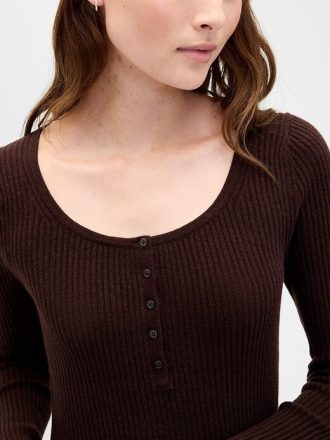 Rochie mini pulover CashSoft Rib