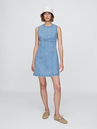 Rochie Mini Shift Denim